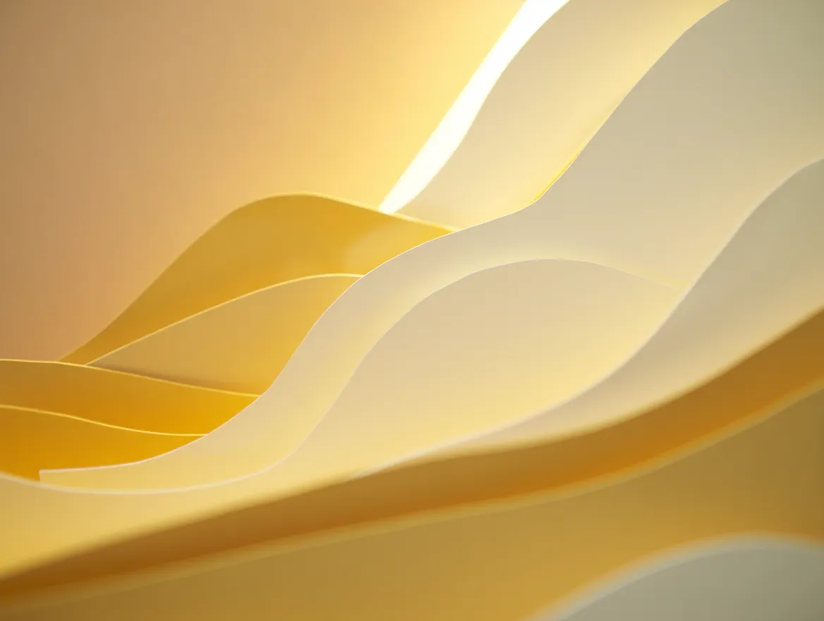 Abstract wave pattern representing daily life rhythms and natural flow